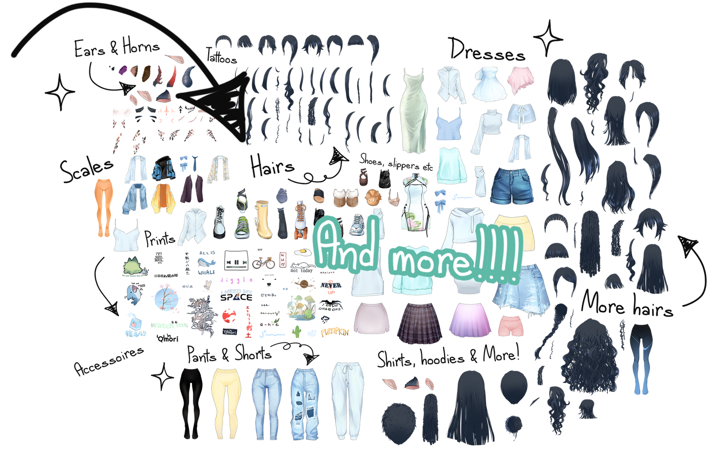 Custom V-Tuber by Qmori