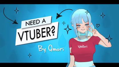 Custom V-Tuber by Qmori
